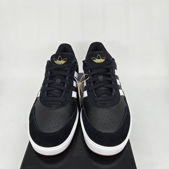 New Adidas Tyshawn 2 \'Black White Gum\' Men\'s Shoes Size 10.5